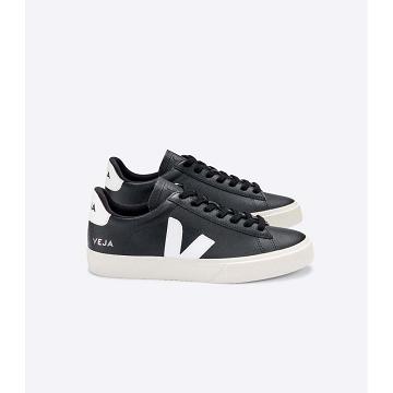 Veja CAMPO CHROMEFREE Low Tops Sneakers Heren Black/White | BE 294TCE